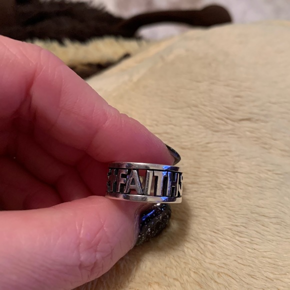 Jame Avery Hope+love+faith ring. Used. - Picture 3 of 4